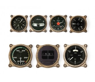 Planche d'autocollants instruments classique (ech. 1/3) - FLASH RC