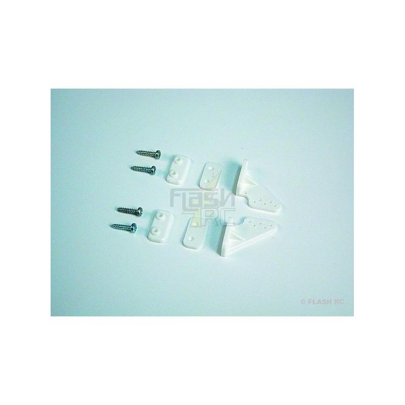 Guignols - Guignols pour Petits avions L20mm dia. trous 0.8mm (2 pcs) - KAVAN - FLASH RC