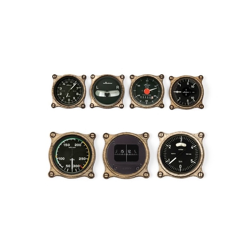 Deko-Bögen für Modelle - Stickerbogen Klassische Instrumente (Maßstab 1/6) - FLASH RC