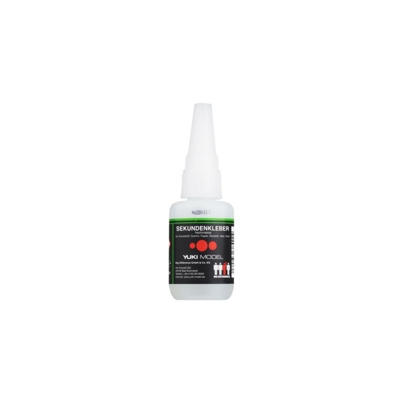 Cyano Elapor/Epp/Wood - Cyano Thick Glue 20g YUKI Model long life - FLASH RC