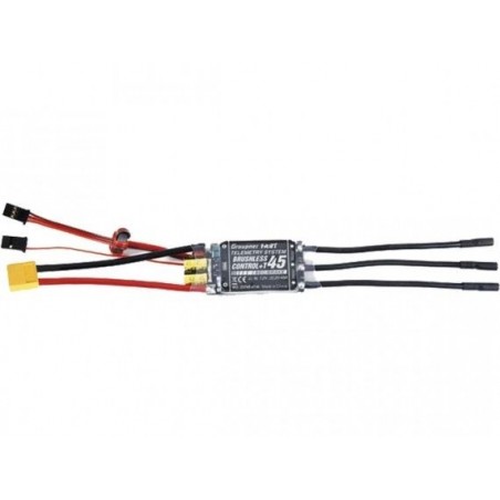 Brushless - Brushless controller 45A + telemetry BEC 5.0 - 8.0V Graupner - FLASH RC