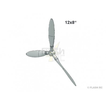 Motoren und Zubehör Motoren für Bausätze - 224309 - Dreiblattpropeller 12x8 Extra 300 S - FLASH RC