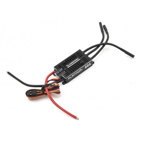 Brushless - Controlador Brushless 3-6S 80A Platinum V4 HOBBYWING - FLASH RC