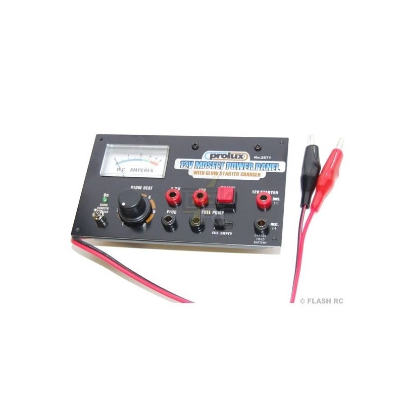 Démarrage moteur - Power panel 12V PROLUX - FLASH RC