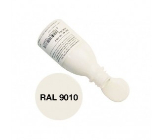 Epoxy coloring pastes - Pure white epoxy coloring paste (RAL 9010) 50g R&G - FLASH RC