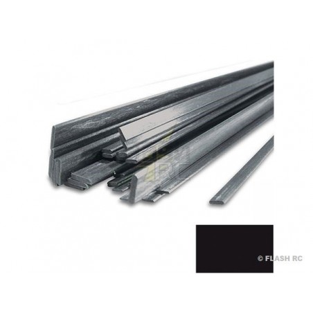 R&G (Resina éster de vinilo) - Carbono plano 10,0 x 0,5 x 1000 mm R&G - FLASH RC