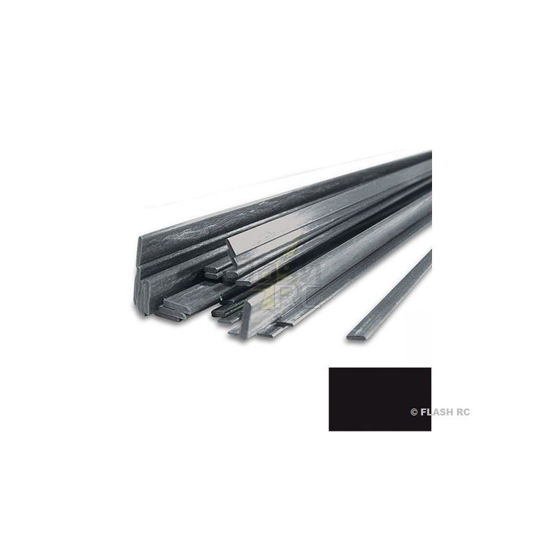 R&G (résine vinyl-ester) - Plat carbone 5.0 x 0.6 x 1000 mm R&G - FLASH RC