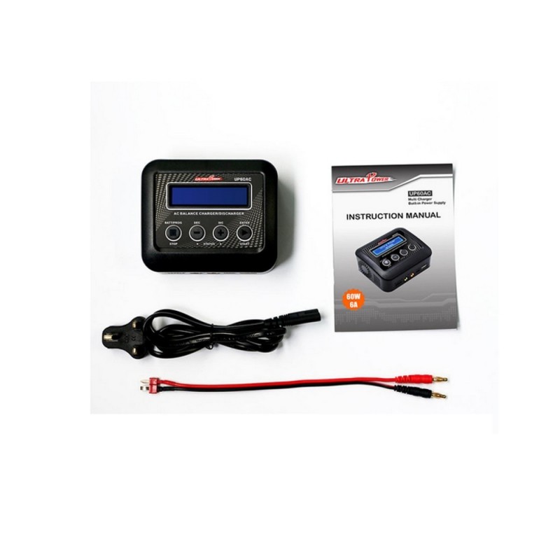 Caricabatterie - Caricatore UP60AC 60W 220V Ultra Power - FLASH RC