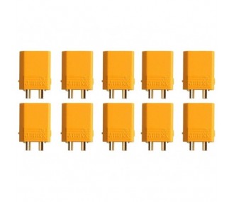 Enchufe XT30/XT60/XT90 - Enchufe Amass macho XT30 (10 unidades) - FLASH RC