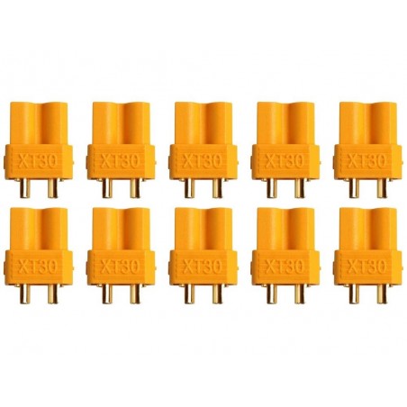 XT30/XT60/XT90 socket - XT30 female socket (10 pcs) - FLASH RC