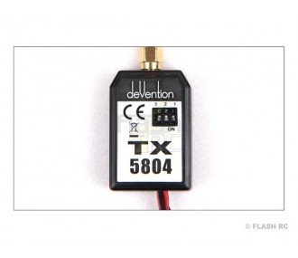Accessories & spare parts Drones - Video transmitter 5.8Ghz 25mW 8CH TX5804 Walkera (DEVO F4/F7) - FLASH RC