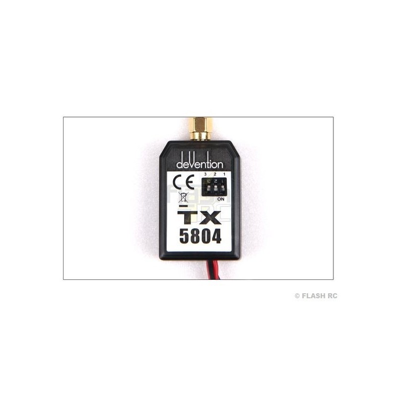 Accessoires & pièces détachées Drones - Emetteur vidéo 5.8Ghz  25mW 8CH TX5804 Walkera  (DEVO F4/F7) - FLASH RC