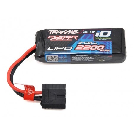 Batterie per auto e barche RC - Traxxas Batteria Lipo 7.4V 2S 2200mAh ID 2820X - FLASH RC
