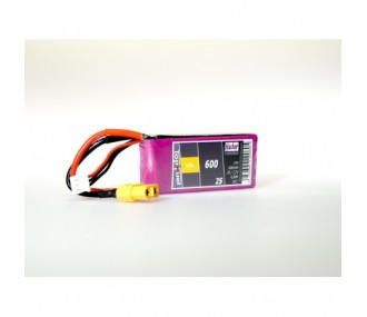 RC aircraft propulsion batteries - Life Hacker TopFuel 2S 6.6V 600mAh 30C XT60 socket battery - FLASH RC
