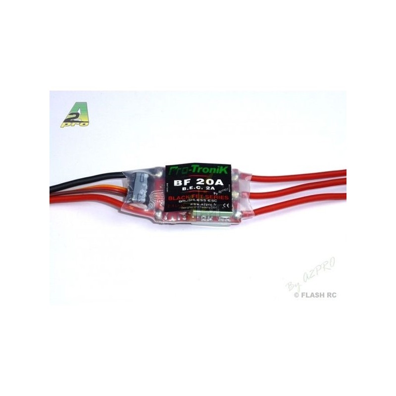 Controllore brushless BF20A Bec 2A Pro-Tronik - FLASH RC