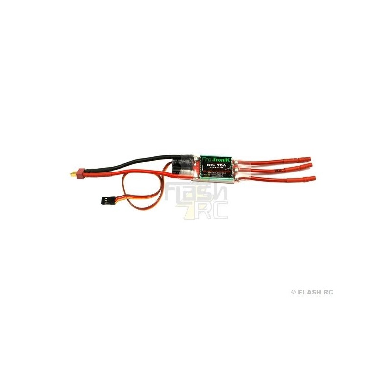 Brushless - Controller BFu70A U-Bec 4A Pro-Tronik - FLASH RC