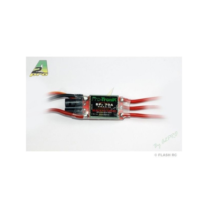 Brushless - Controller BFu70A U-Bec 4A Pro-Tronik - FLASH RC