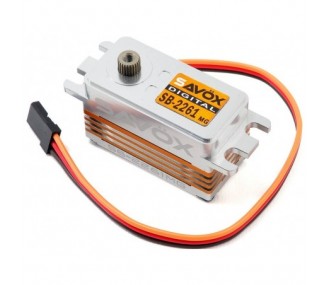 Servo numerique bas profil Savox SB-2261MG (57g, 10kg.cm, 0.076s/60°) - FLASH RC