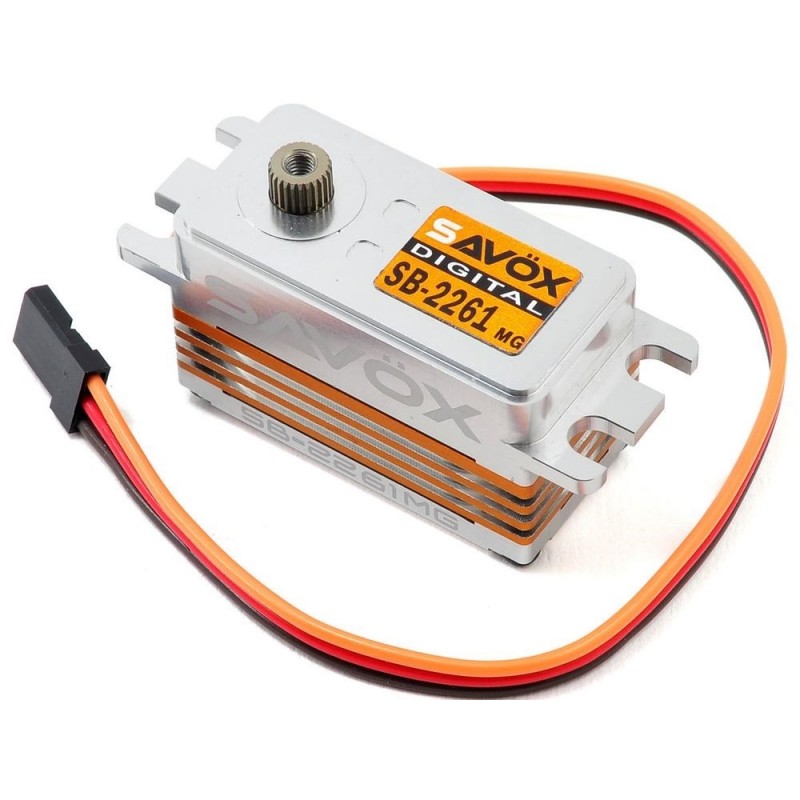 Servi - Savox SB-2261MG servo digitale a basso profilo (57g, 10kg.cm, 0.076s/60°) - FLASH RC
