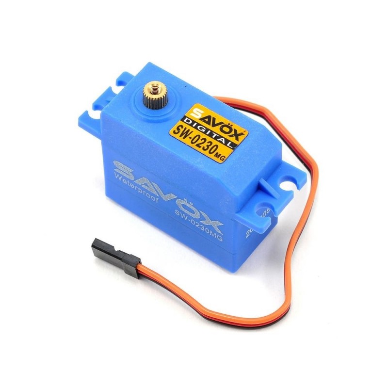 Servos - Wasserdichtes Standard-Digital-Servo Savox SW-0230MG (60g, 8kg.cm, 0.13s/60°) - FLASH RC