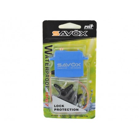 Servi - Savox SW-0230MG Servo digitale standard impermeabile (60g, 8kg.cm, 0.13s/60°) - FLASH RC