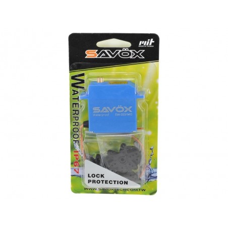 Servos - Savox SW-0231MG Servo digital estándar impermeable (66g, 15kg.cm, 0.17s/60°) - FLASH RC