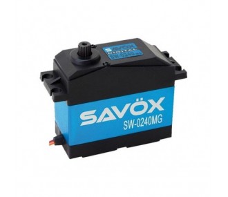 Servos - Savox SW-0240MG waterproof monster digital servo (200g, 35kg.cm, 0.15s/60°) - FLASH RC