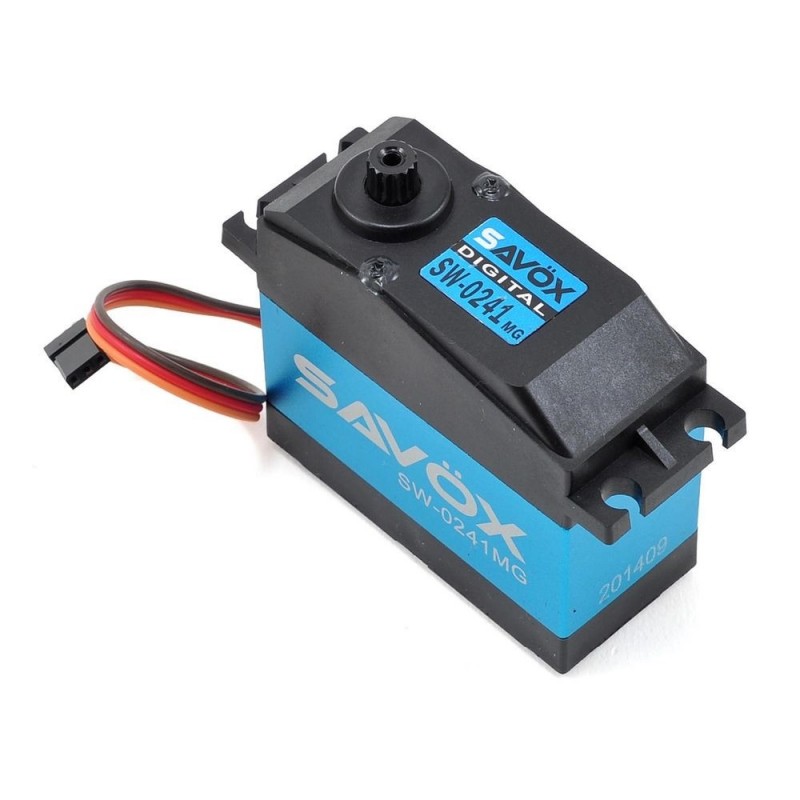 Servos - Savox SW-0241MG waterproof monster digital servo (200g, 40kg.cm, 0.17s/60°) - FLASH RC