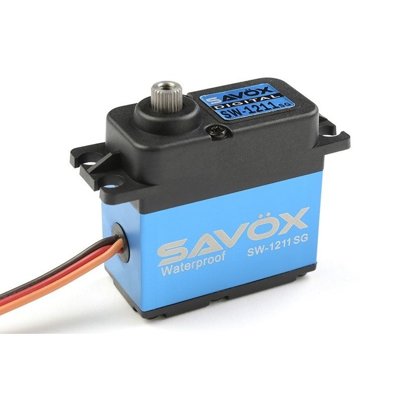 Servos - Savox SW-1211SG standard waterproof digital servo (71g, 15kg.cm, 0.10s/60°) - FLASH RC