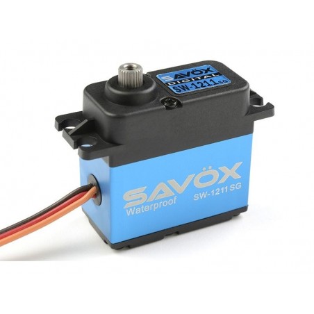 Servos - Wasserdichtes Standard-Digital-Servo Savox SW-1211SG (71g, 15kg.cm, 0.10s/60°) - FLASH RC
