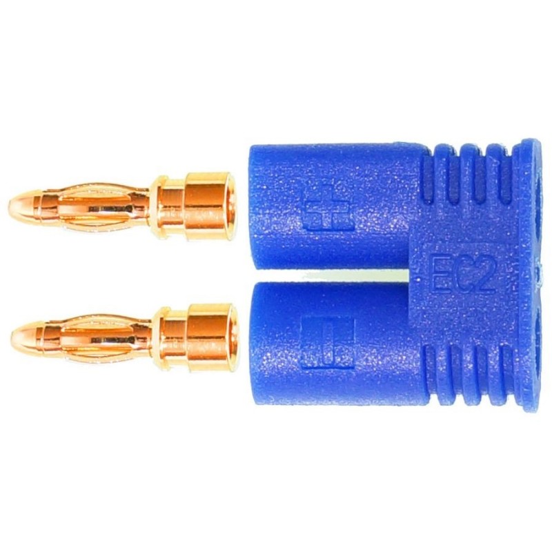 Stecker EC2/EC3/EC5/DC3 - Stecker EC2 male - deutsche Qualität Muldental - FLASH RC