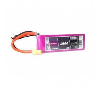 RC Flugzeug Antriebsbatterien - Lipo Akku Hacker TopFuel Power-X MTAG 2S 7.4V 1800mAh 35C Prise XT60 - FLASH RC
