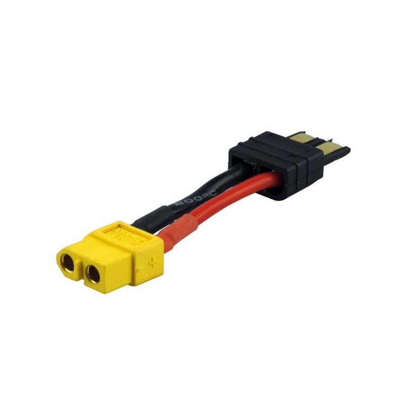 Adattatori/estensioni per batterie e motori - Adattatore XT60 femmina Traxxas maschio - Amass - FLASH RC