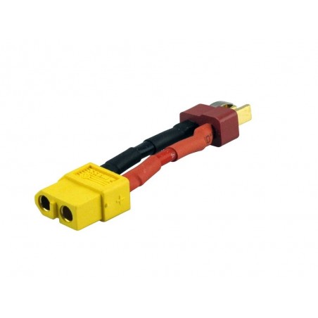 Adaptadores de batería y motor - Adaptateur XT60 femelle Deans male - Amass - FLASH RC