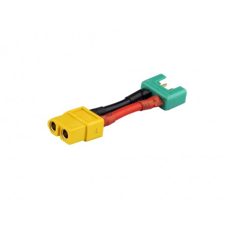 Adapateurs/rallonges pour batteries & moteurs - Adaptateur XT60 femelle  Multiplex male - Amass - FLASH RC