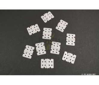 Scharniere - Scharniere flach 21x15mm (10 St.) Multiplex - FLASH RC