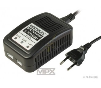 Ladegeräte - MULTIcharger L-703EQU Lipo 2-3S 220V Multiplex - FLASH RC