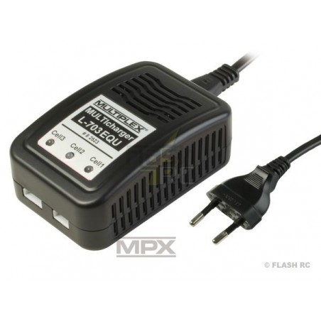 Ladegeräte - MULTIcharger L-703EQU Lipo 2-3S 220V Multiplex - FLASH RC