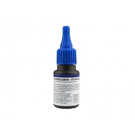 Cyano Depron/Styro/Polystyrol - Cyano Klebstoff Schaumstoff (Elapor, Depron) 20g EVERGLUE - FLASH RC