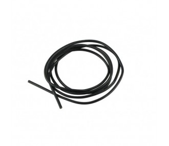 Cables para baterías, motores, etc... - Cable de silicona 0,75mm² Negro - 1m Amass - FLASH RC