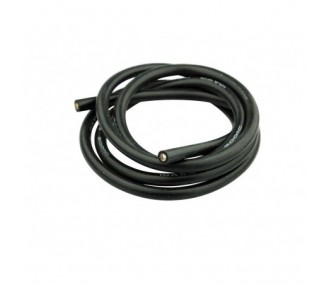 Kabel für Batterien, Motoren usw... - Silikonkabel 6mm² Schwarz - 1m Amass - FLASH RC