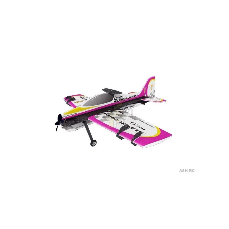 Avión Acrobático RC - Modelo Hacker Super Zoom Race morado ARF aprox.1.00m - FLASH RC