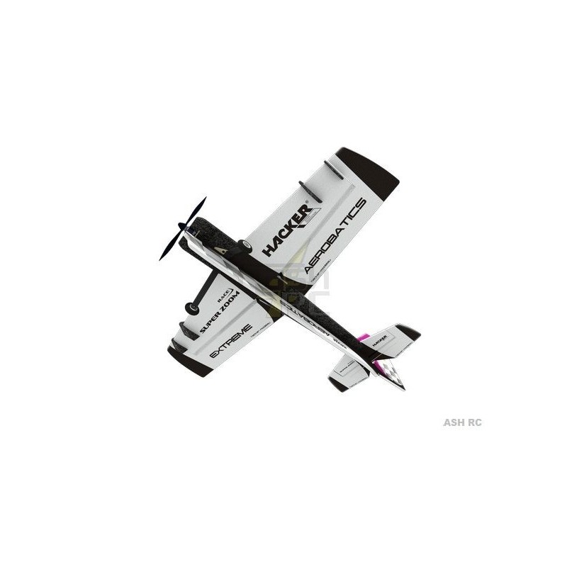 RC-Kunstflugzeuge - Flugzeug Hacker model Super Zoom Race mauve ARF ca.1.00m - FLASH RC