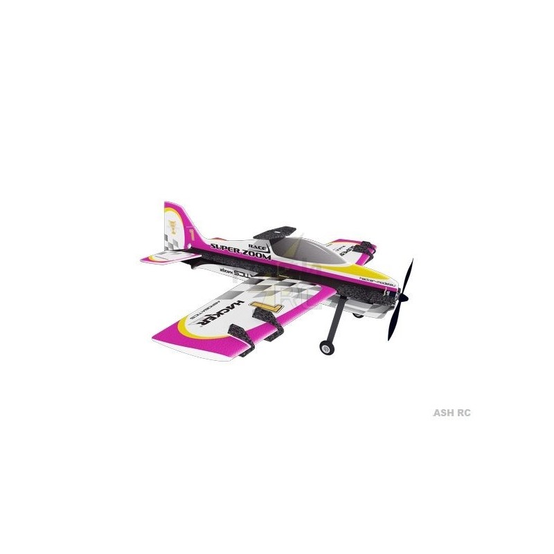 RC-Kunstflugzeuge - Flugzeug Hacker model Super Zoom Race mauve ARF ca.1.00m - FLASH RC