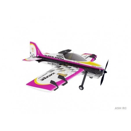 RC-Kunstflugzeuge - Flugzeug Hacker model Super Zoom Race mauve ARF ca.1.00m - FLASH RC